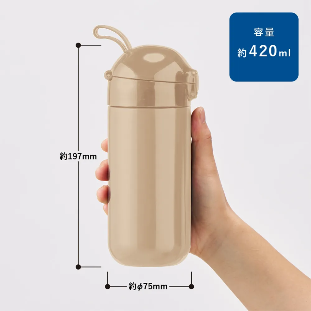 Malutto　ワンタッチサーモステンレスボトル420ml