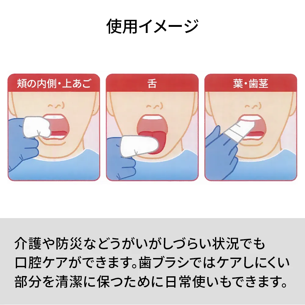 口腔ケアウエットシート20枚入(既製品)