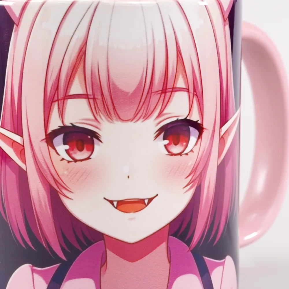 フルカラー陶器マグカップ(M)350ml(ツートン)