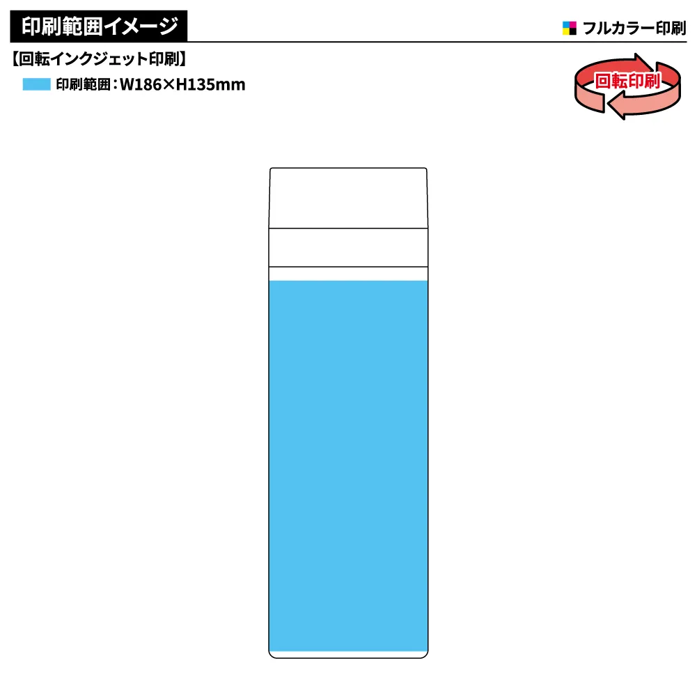 スリムサーモステンレスボトル300ml　ver.2