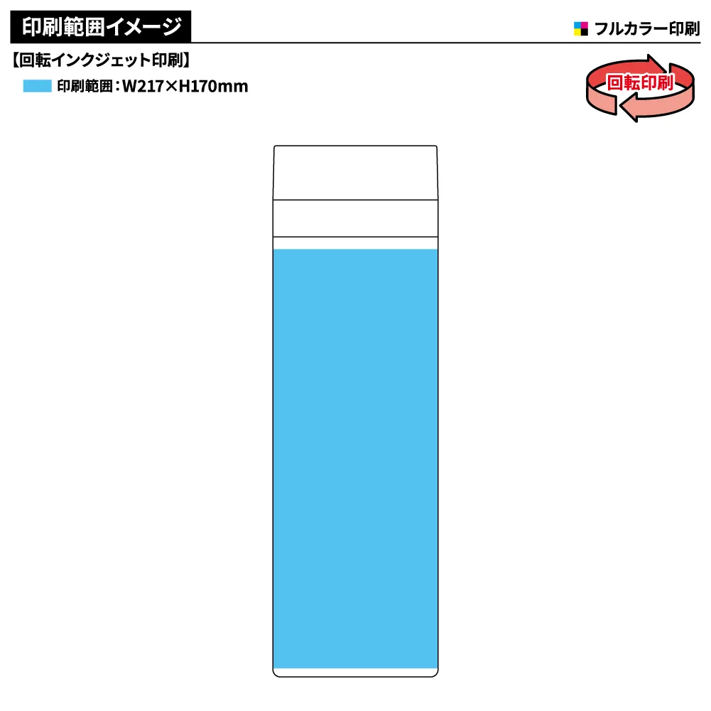 スリムサーモステンレスボトル500ml　ver.2