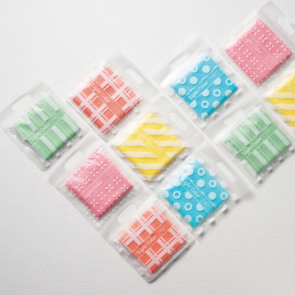 ライトカラー ハンカチタオル(オリジナルチラシ)