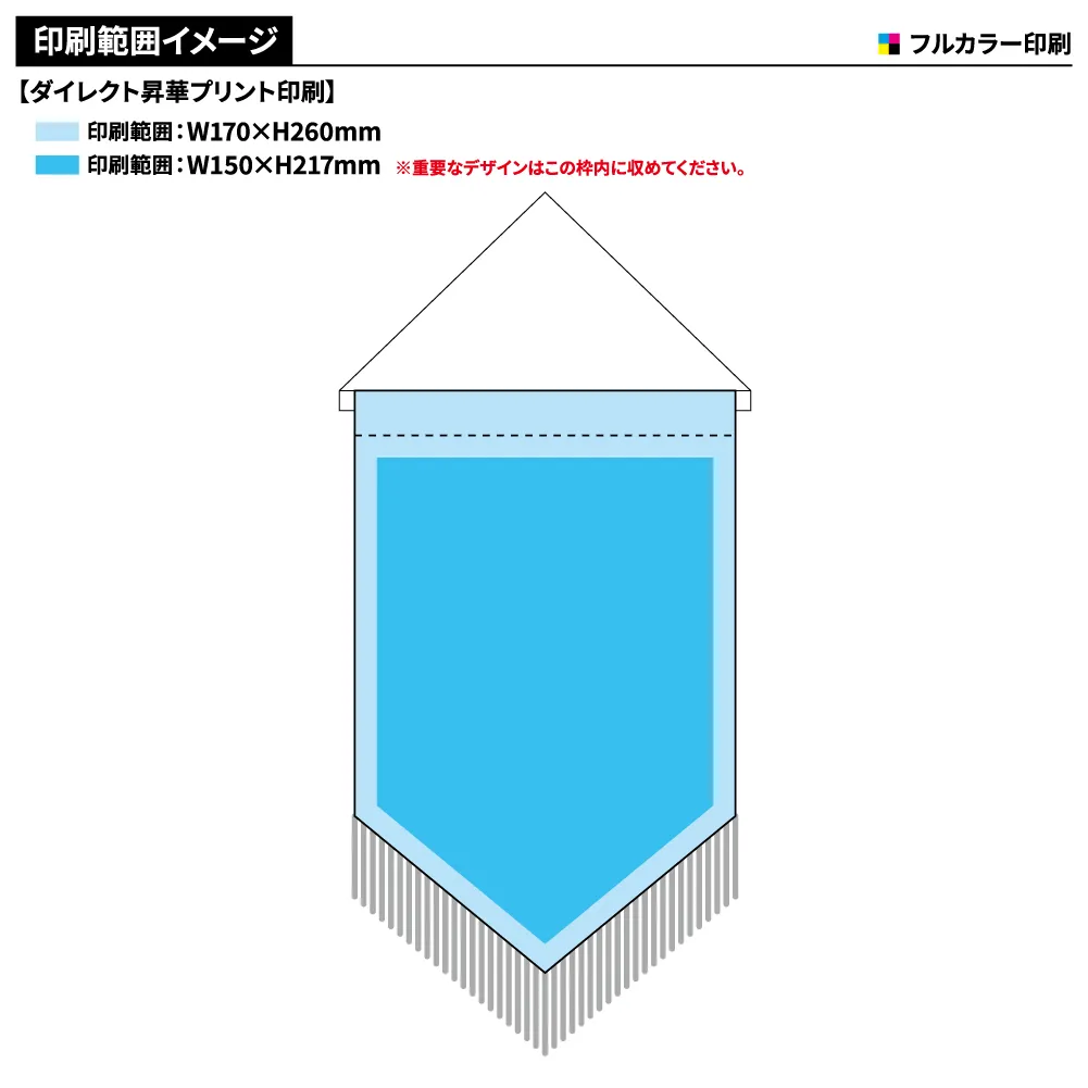 オリジナルホームベース型ペナント