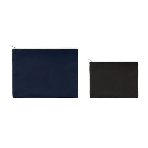 キャンバスフラットポーチ(L)　カラー