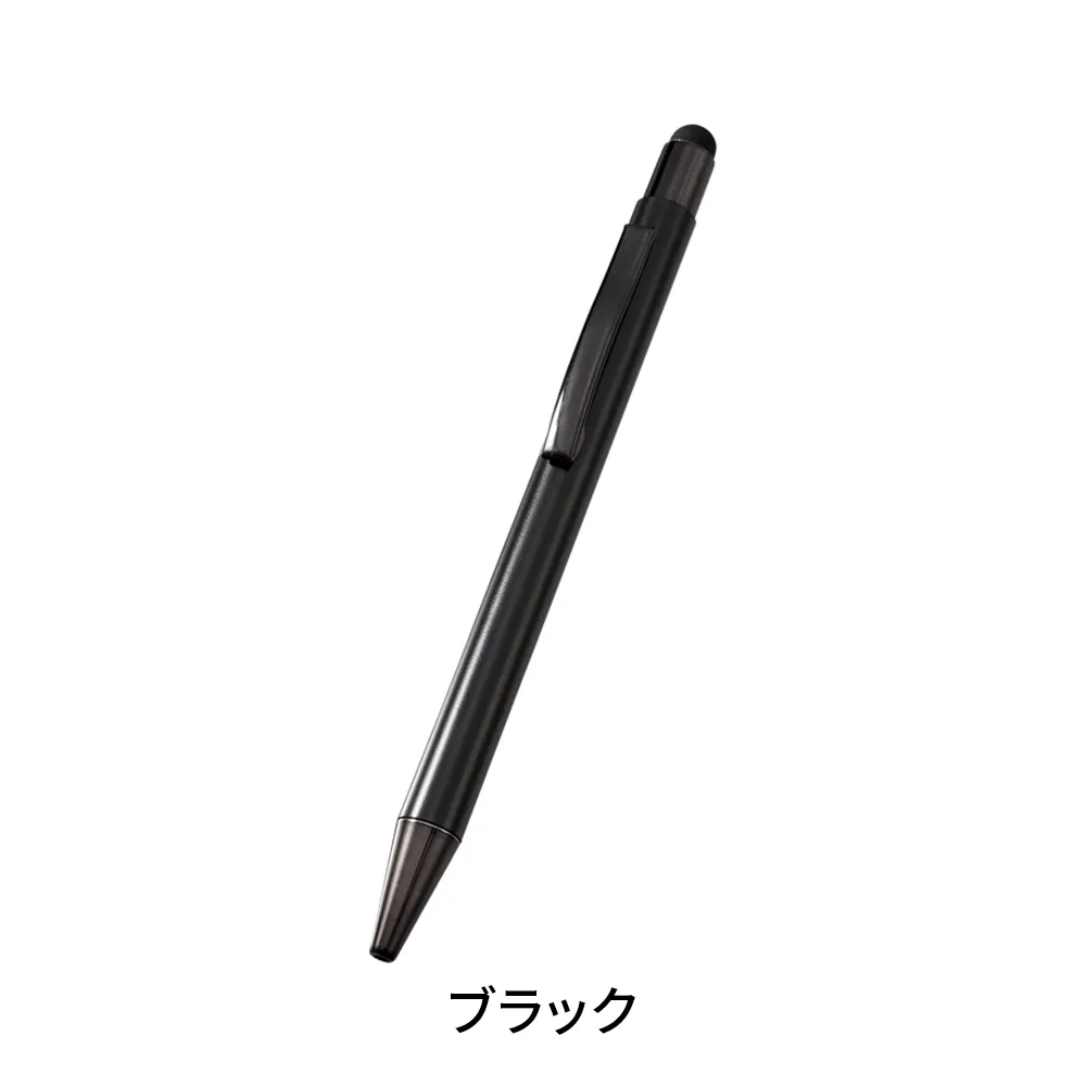 タッチペン付ワンカラーボールペン(再生アルミ)
