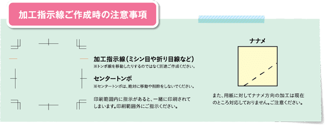 加工指示線ご作成時の注意事項