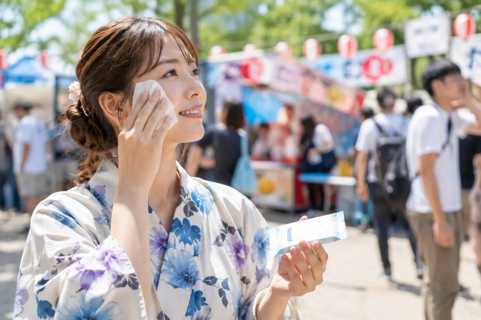 屋外イベント・お祭りでの配布