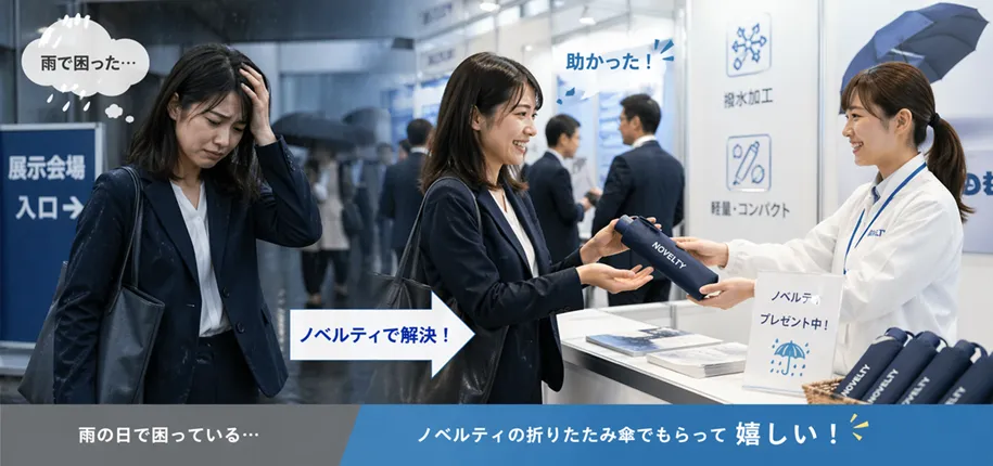 梅雨シーズンにおすすめのノベルティとは？選ばれる3つの理由