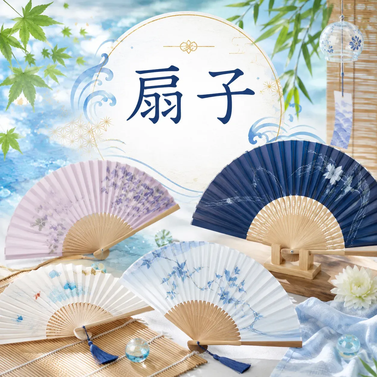 扇子ノベルティ