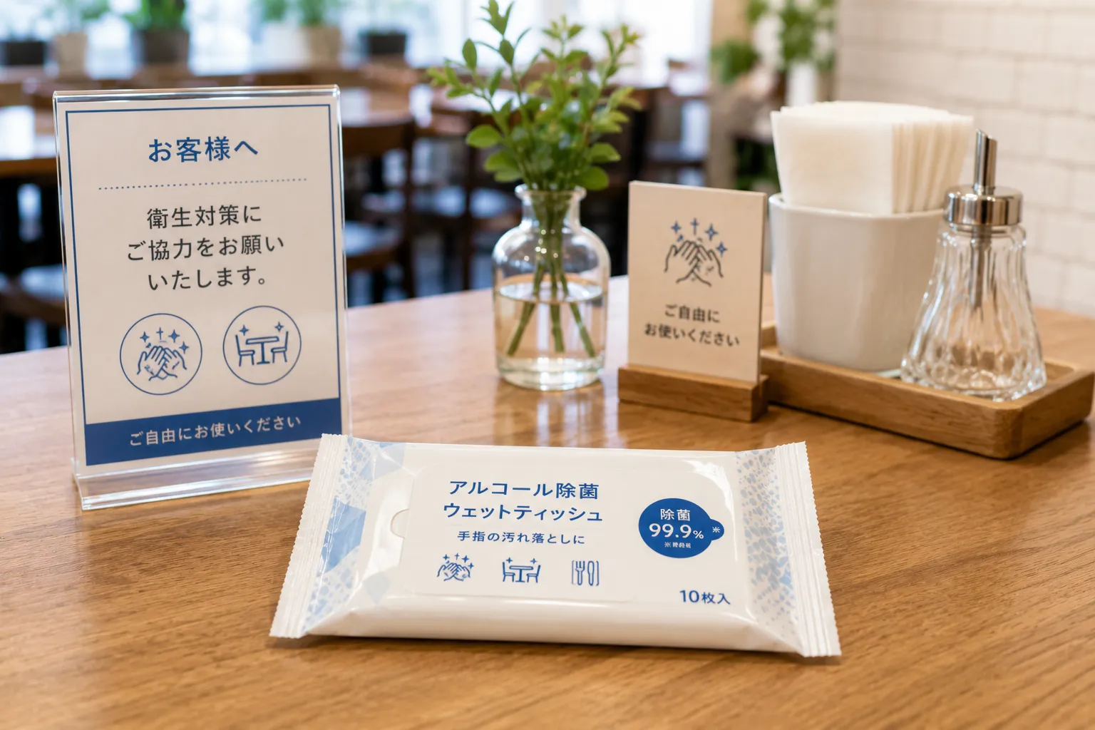 飲食店・カフェの衛生対策