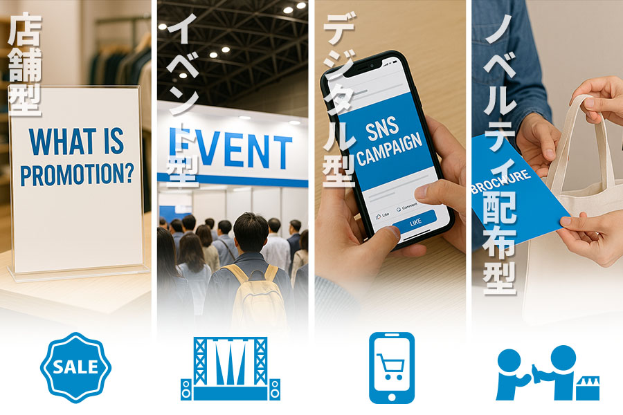 販促手法の代表的な種類