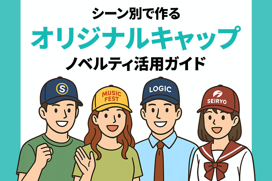 シーン別で作る、オリジナルキャップ（帽子）ノベルティ活用ガイド